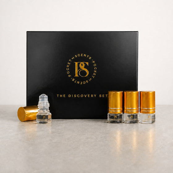 Sample Discovery Set  + Gift card. HIM/HER/UNISEX