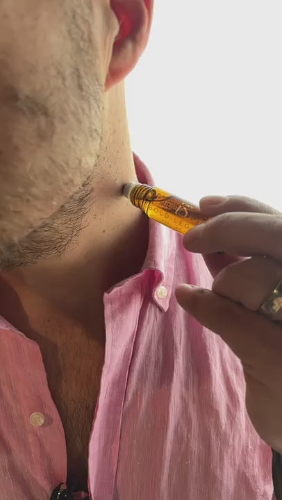 Perfume oil roll on pocket sized for men