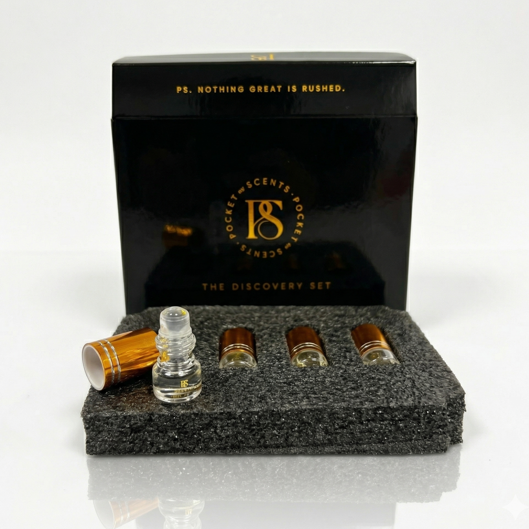 Perfume oil mini tester roll on from pocket of scents